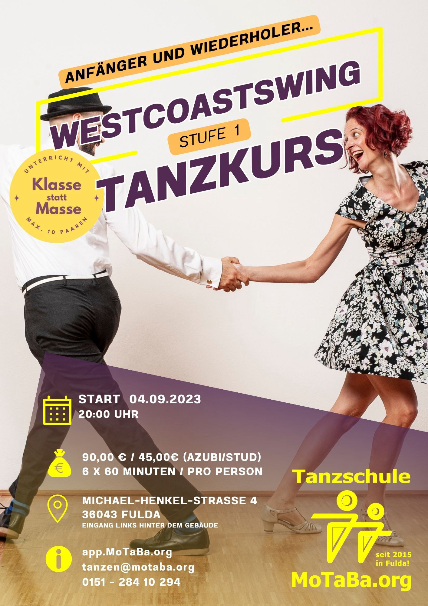 Tanzkurs WestCoastSwing 2023